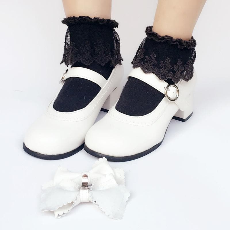 Elegant Lolita Custom Shoes SP168082 Bow Made