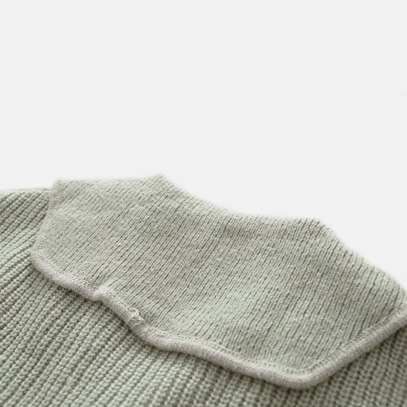 Chic Slip Sweater Dress Set Flouncing Cardigan