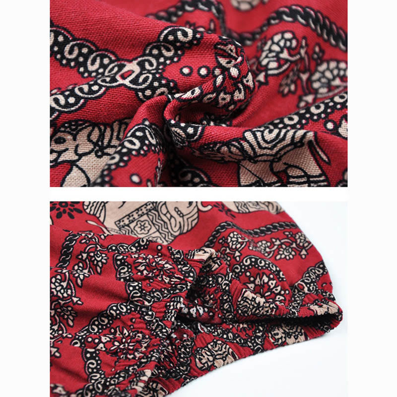 Ensemble pyjama t-shirt et short à motif éléphants chic