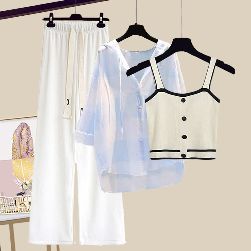 Pure Cardigan Top Pants Color