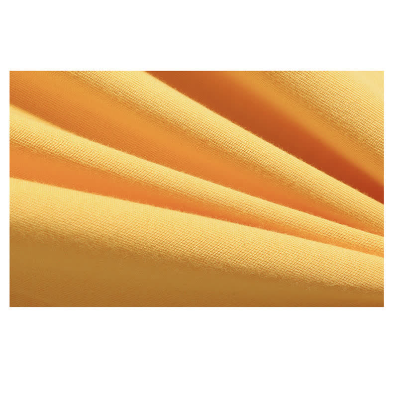 Yellow Skirt T-Shirt Flower Floral Embroidery Print