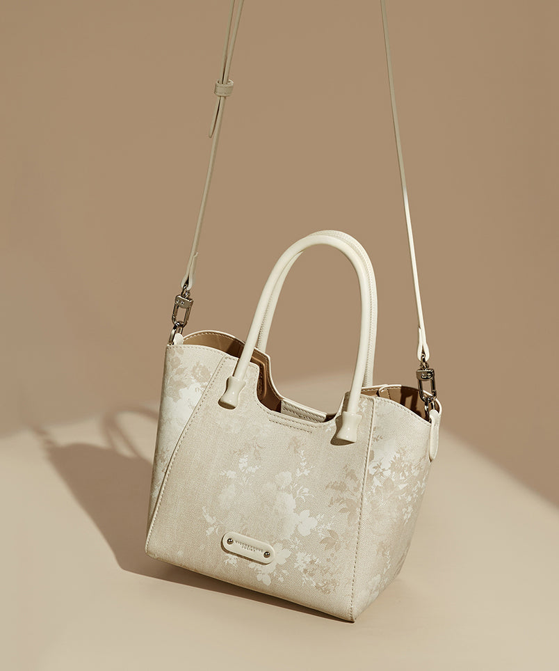 Apricot Bag Large Tote New Capacity 2025 Fashion Print