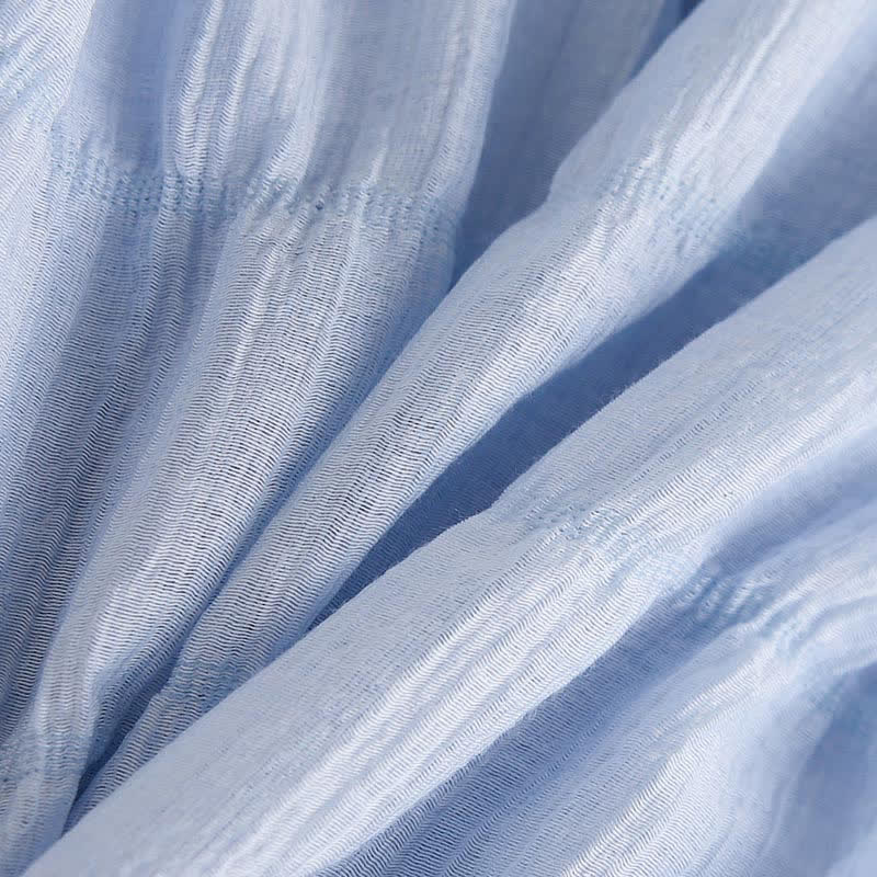 Vest Denim High Flower Skirt Shirt Waist Embroidery Set