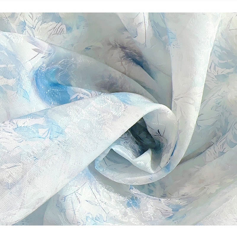 High Waist Skirt Blue Set Shirt Lotus