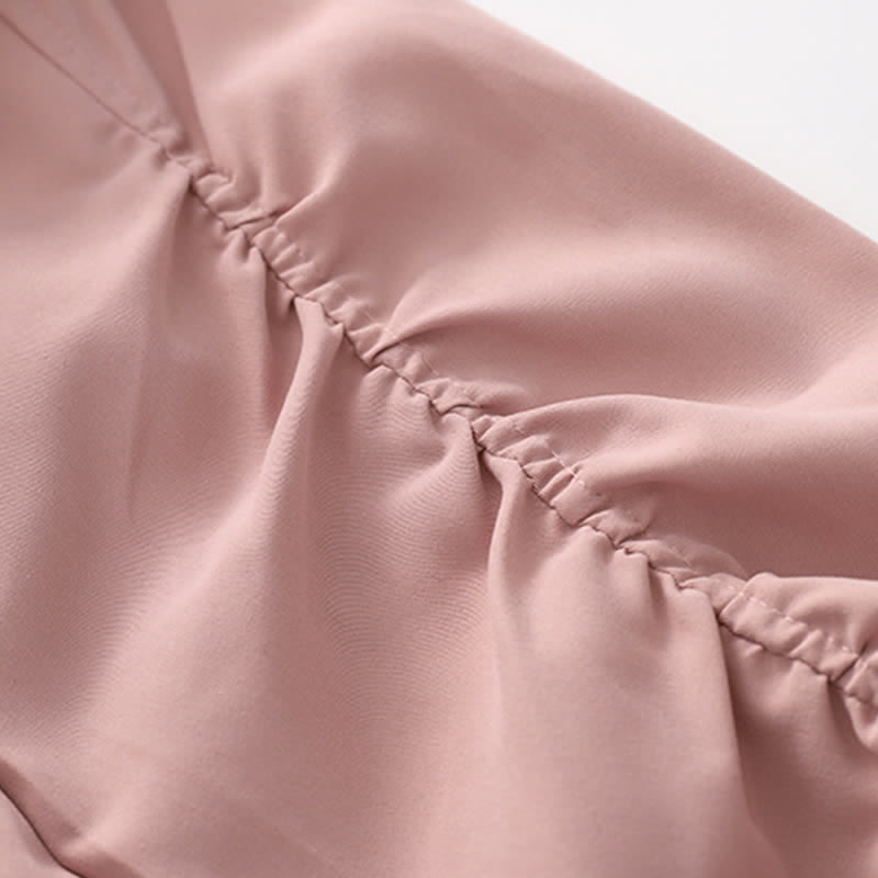 Fishtail Print Rhombus Denim Skirt Shirt