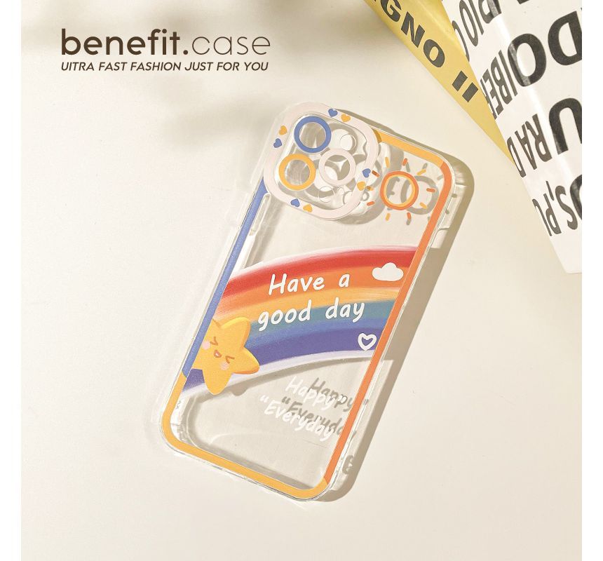 Rainbow Transparent Phone Case