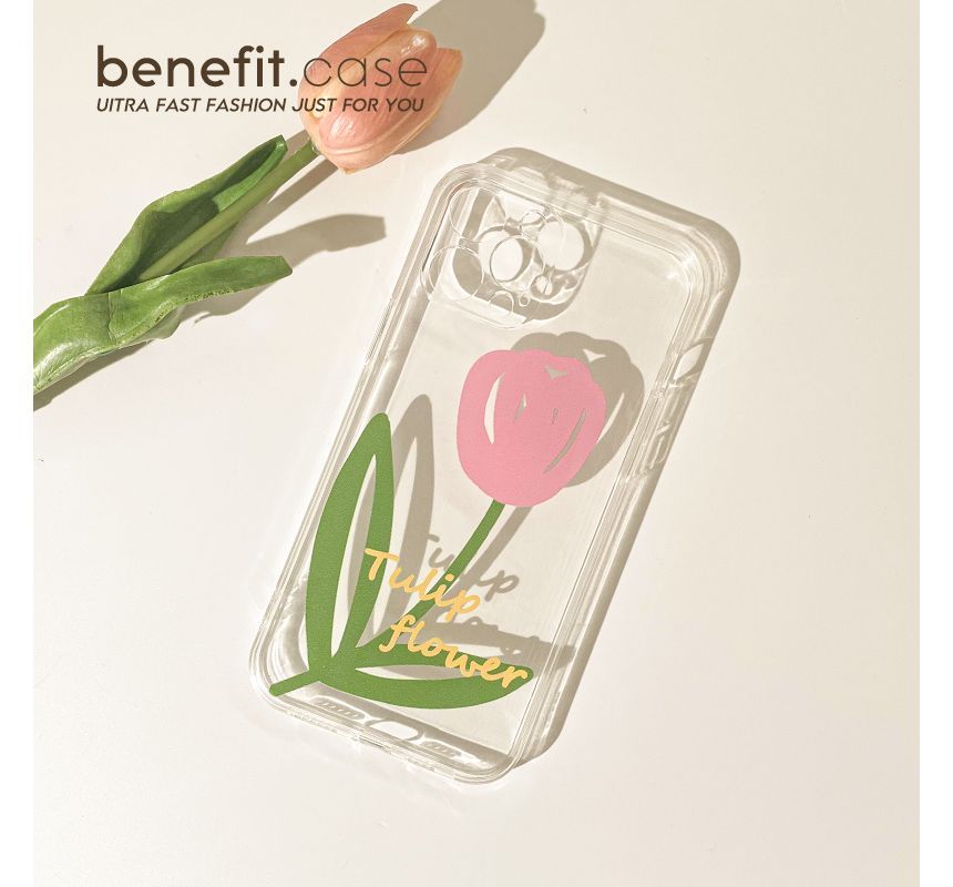 Tulip Transparent Phone Case