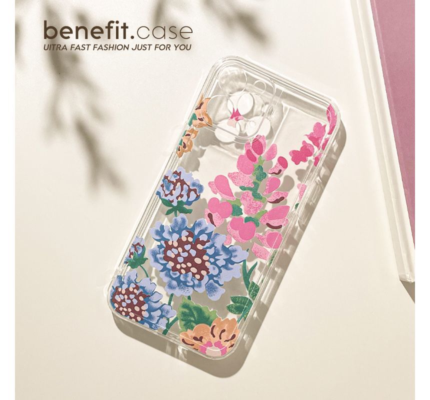 Flower Transparent Phone Case