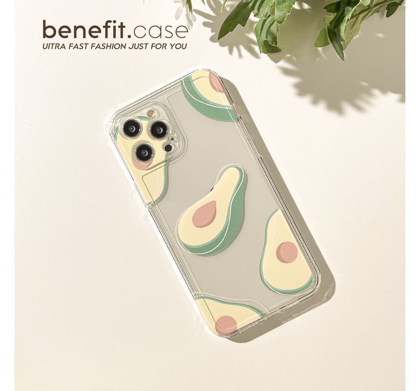 Avocado Transparent Phone Case