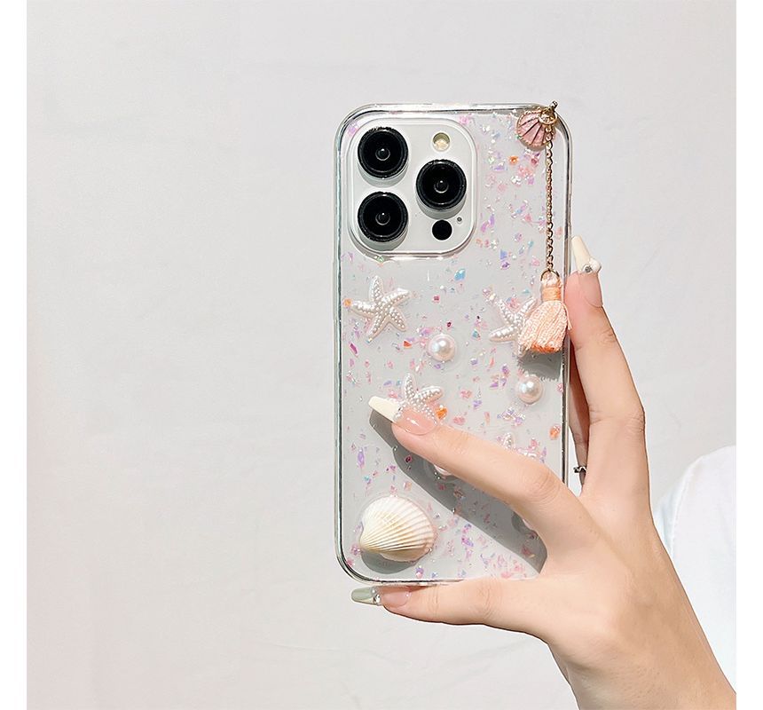 Starfish Shell Transparent Phone Case