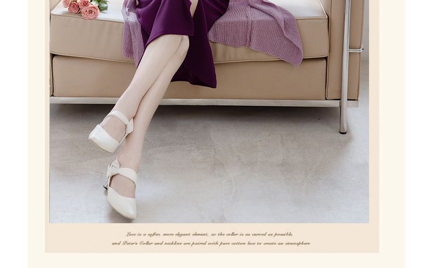 Set: Spaghetti Strap Scoop Plain Midi Sheath Dress + Plain Long Cardigan