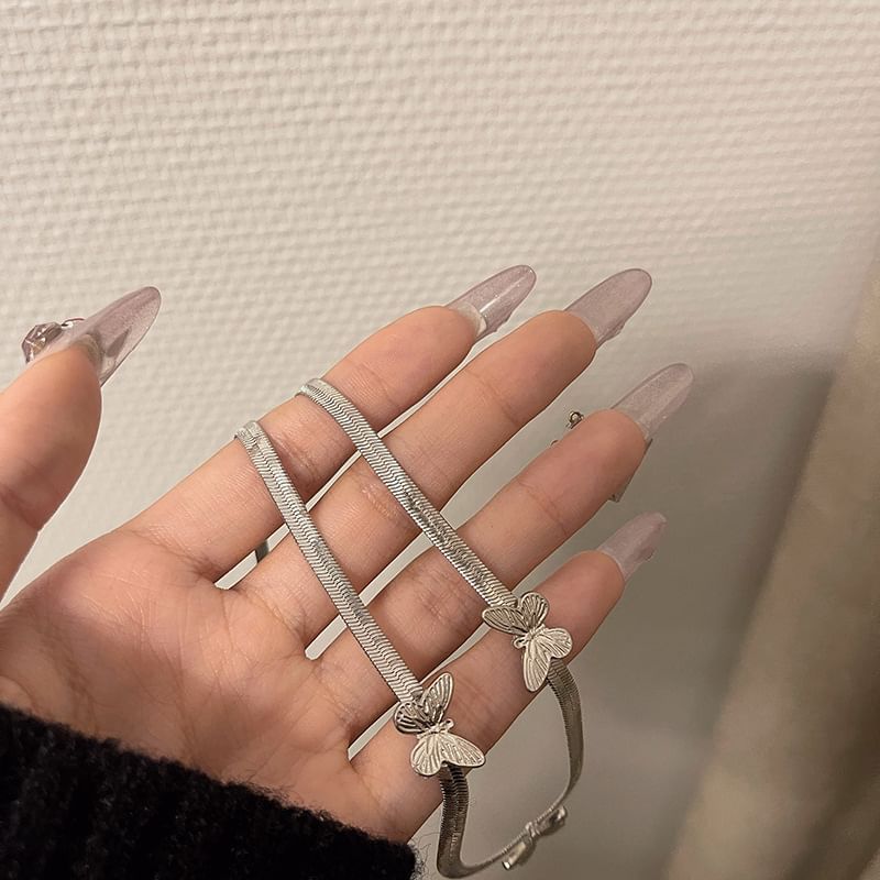 Alloy Butterfly Choker