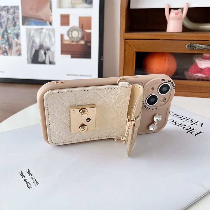 Card Phone Case Buckled Holder