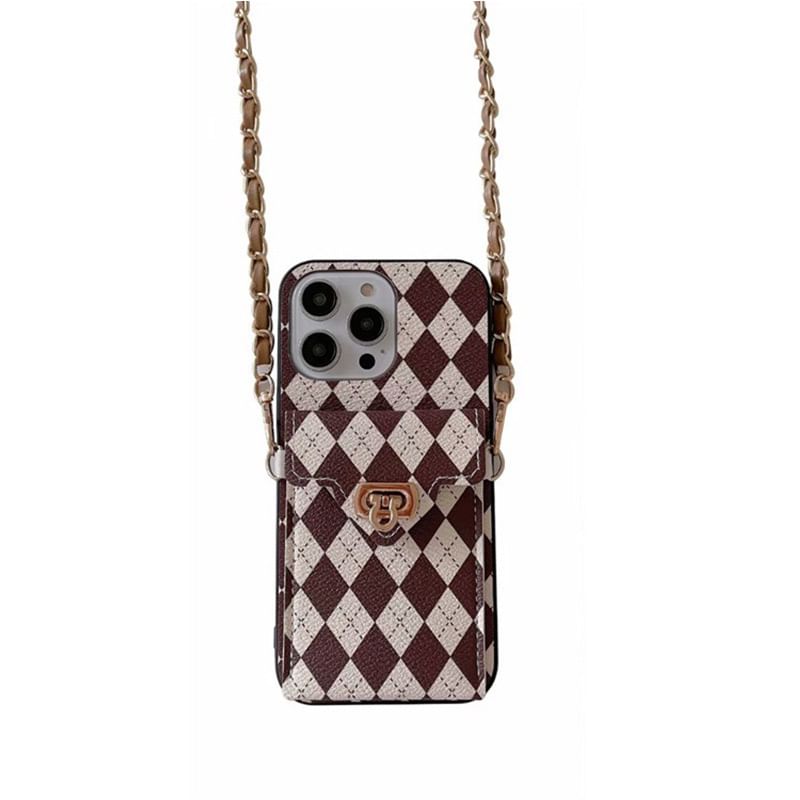 Lanyard Argyle Case Phone