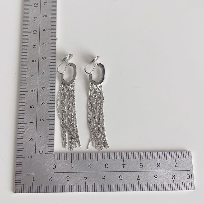 Alloy Cuff Ear Fringed