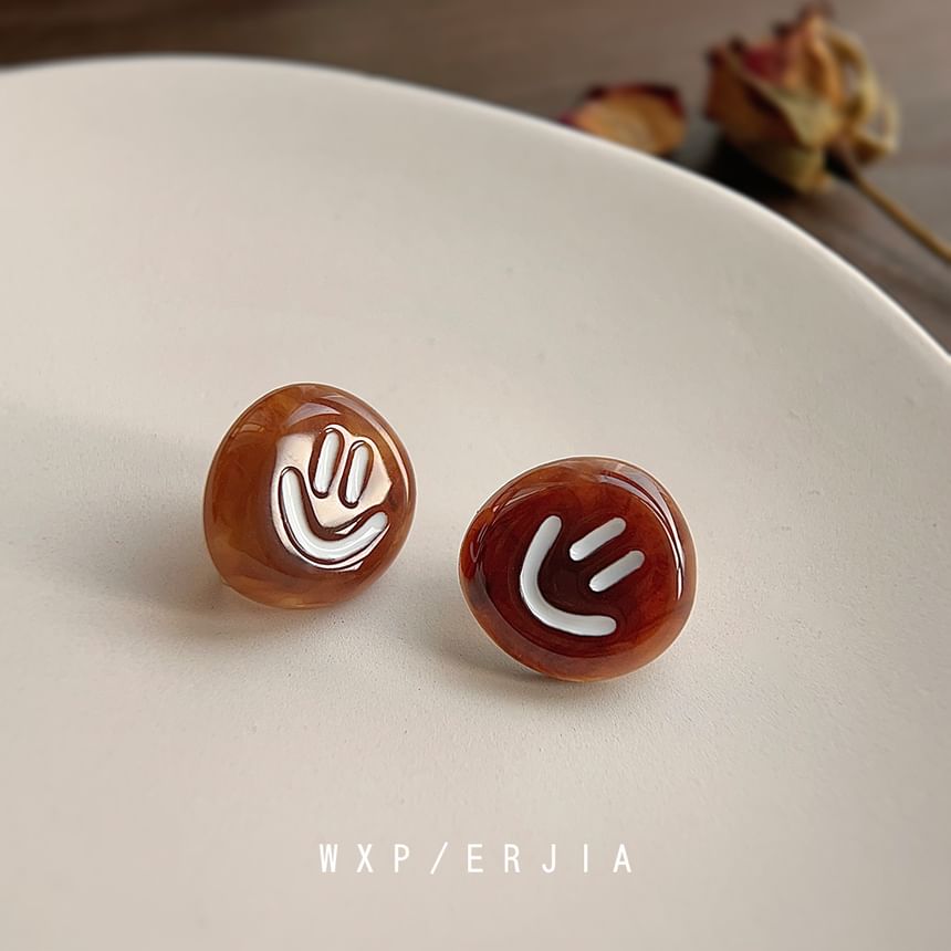 Cuff Acetate Ear Asymmetrical Smiley