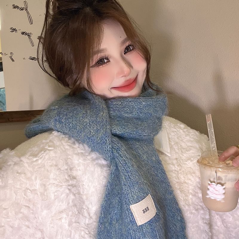 Label Applique Scarf