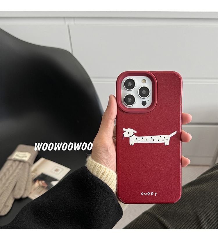 Case Dog Bell Phone Pom