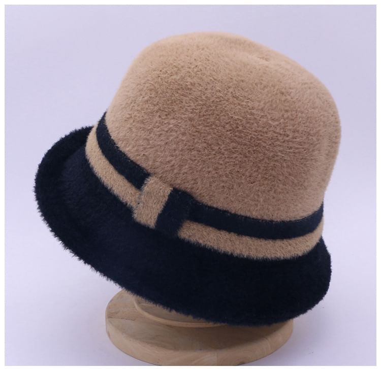 Hat Two Tone Cloche