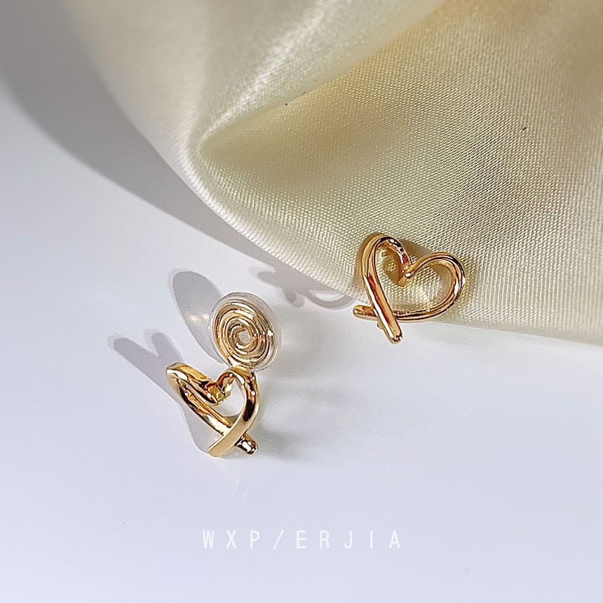 Ear Cuff Heart Alloy