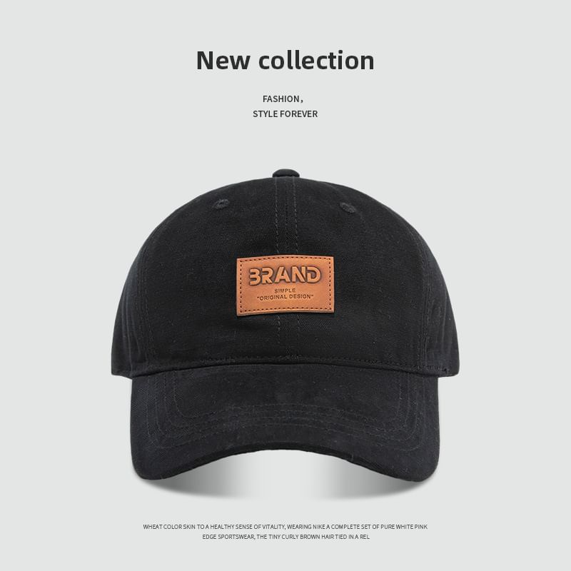 Cap Applique Lettering Baseball