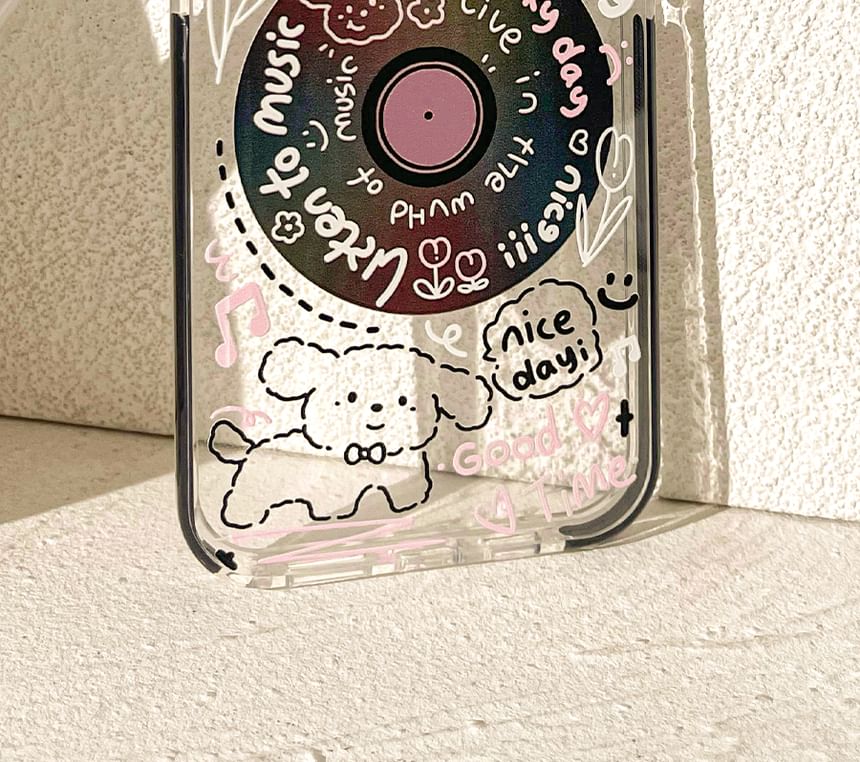 Record Animal Case Vinyl Phone