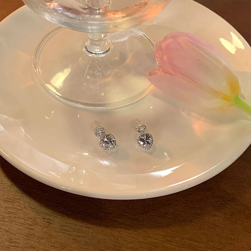 Rhinestone Drop Earring / Stud Earring