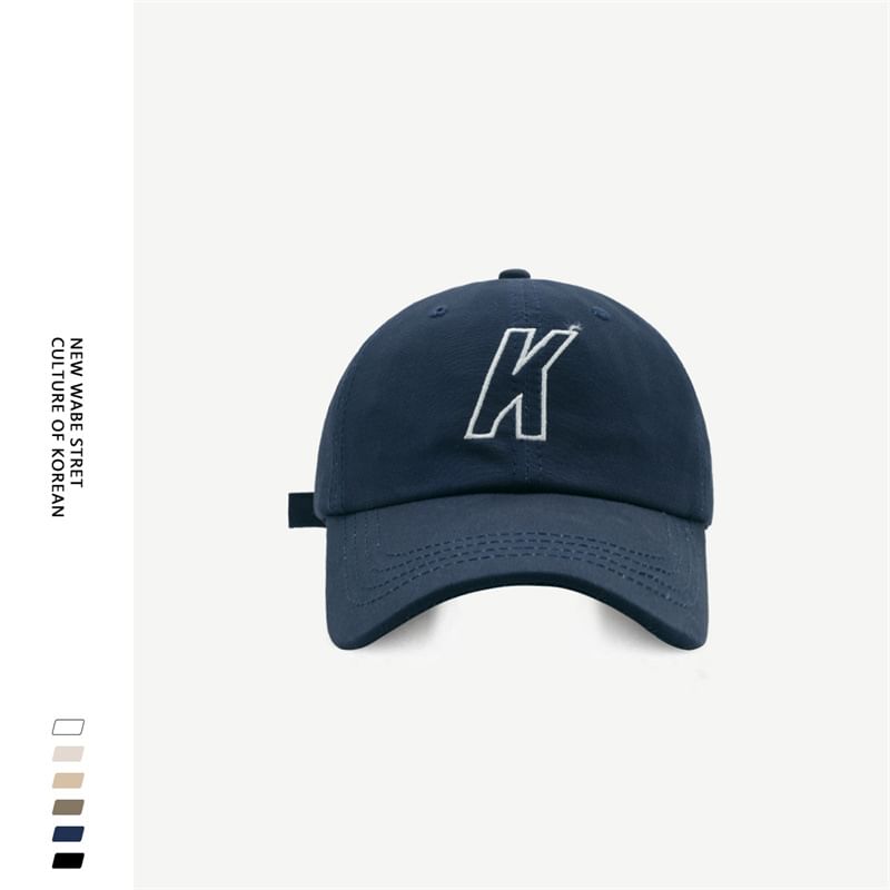 Baseball Embroidered Letter Cap