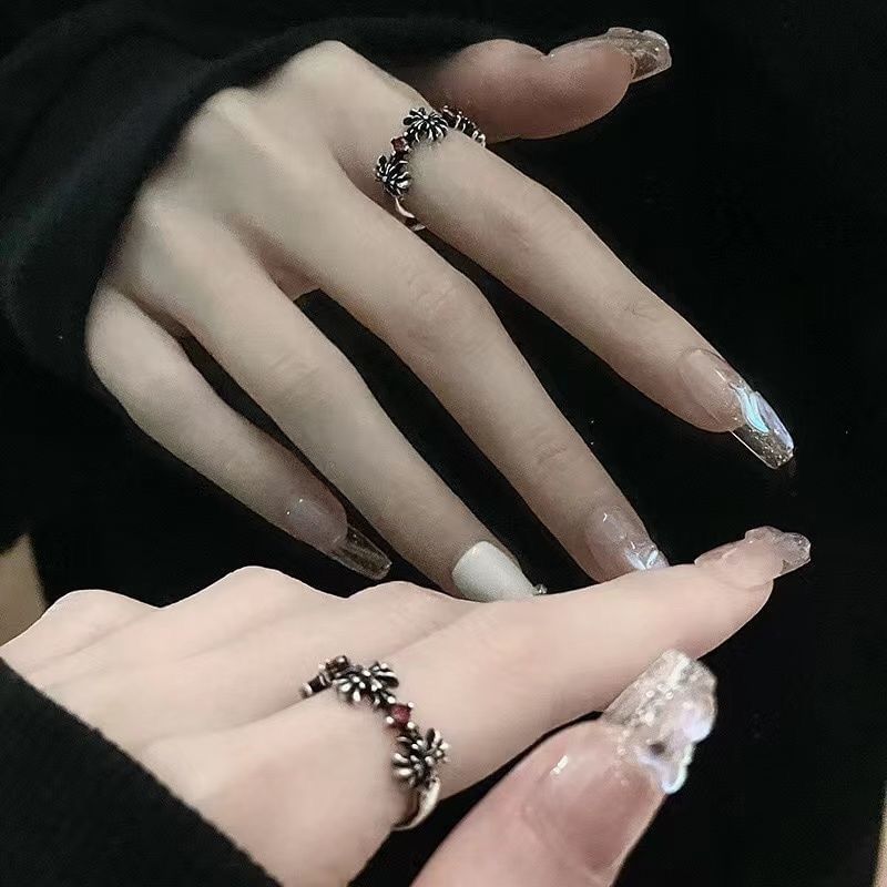 Rhinestone Alloy Ring