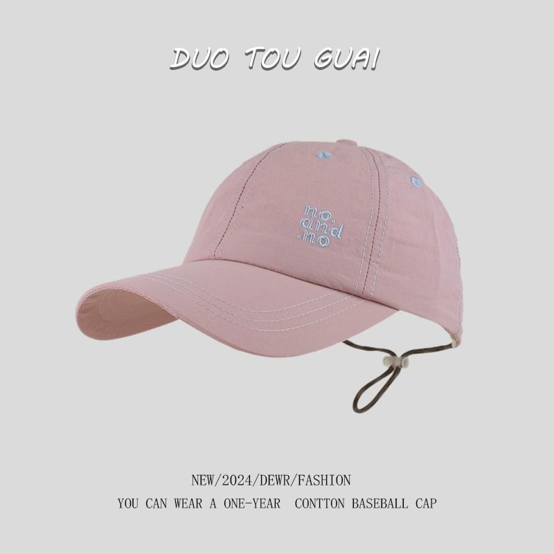 Cap Embroidered Lettering Baseball