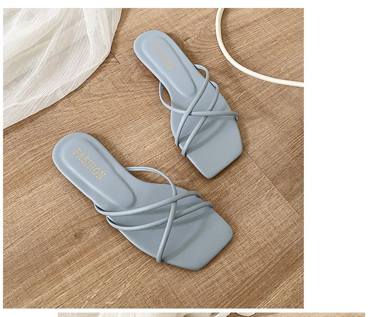 Plain Slide Sandals