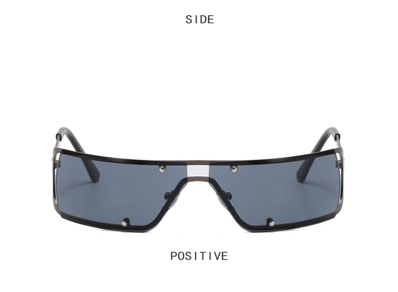 Metallic Frame Sunglasses