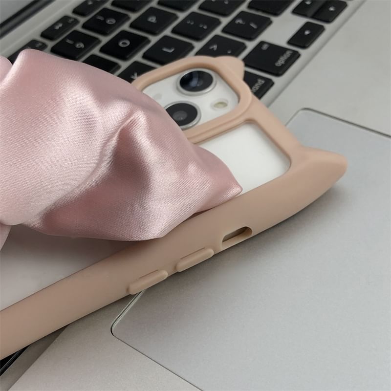 Phone Case Ear Scrunchie Cat