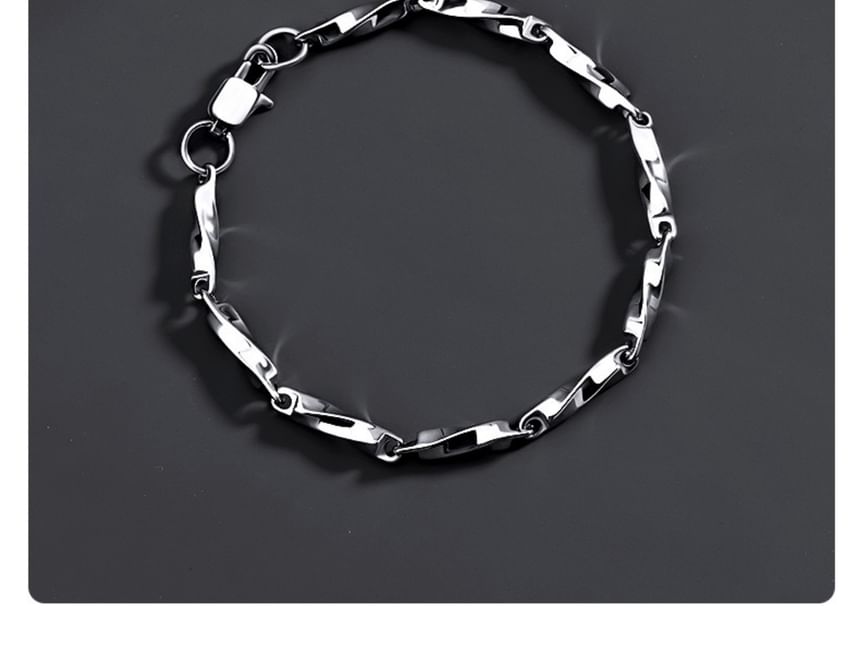 Twisted Stainless Steel Bracelet (Various Designs)