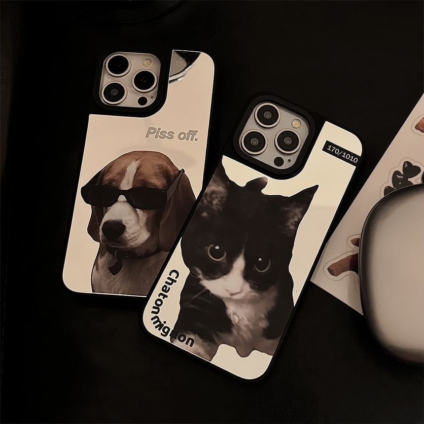 Animal Mirrored Phone Case