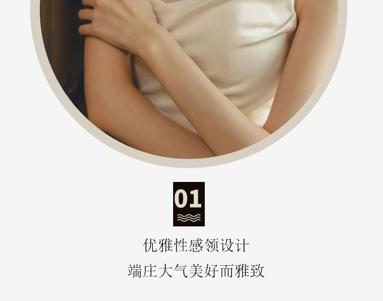 Wedding Gown A-Line Strapless Slit Hem