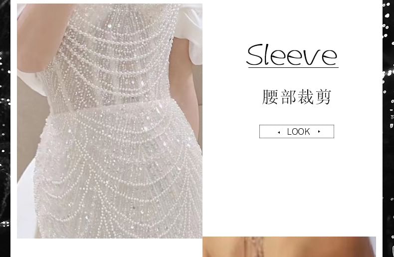 Off A-Line Trained Lace Evening Shoulder Gown