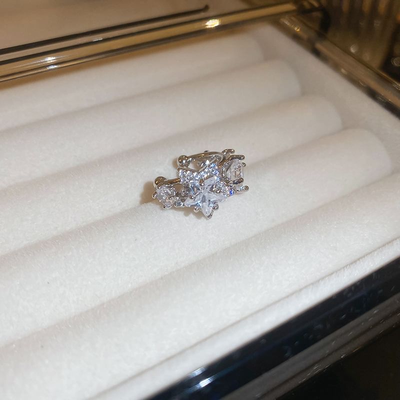 Star / Heart Rhinestone Ear Cuff