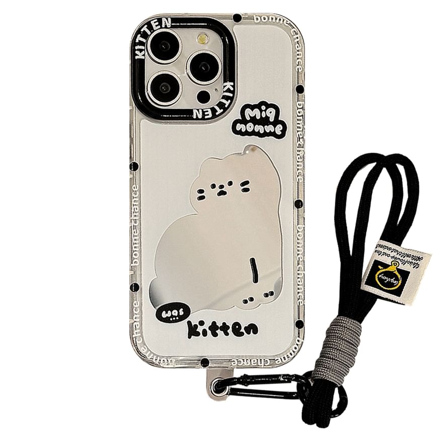 Cat Mirror Phone Case