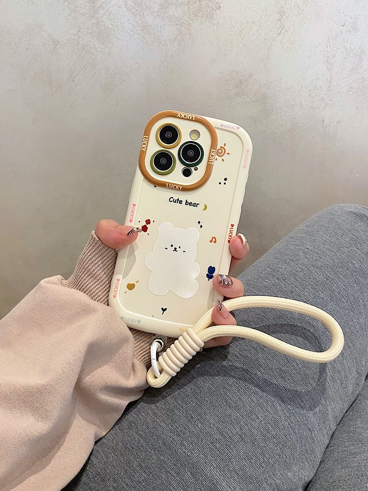 Set / Bear Strap Case Phone