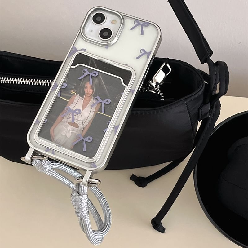 Ribbon Print Phone Case