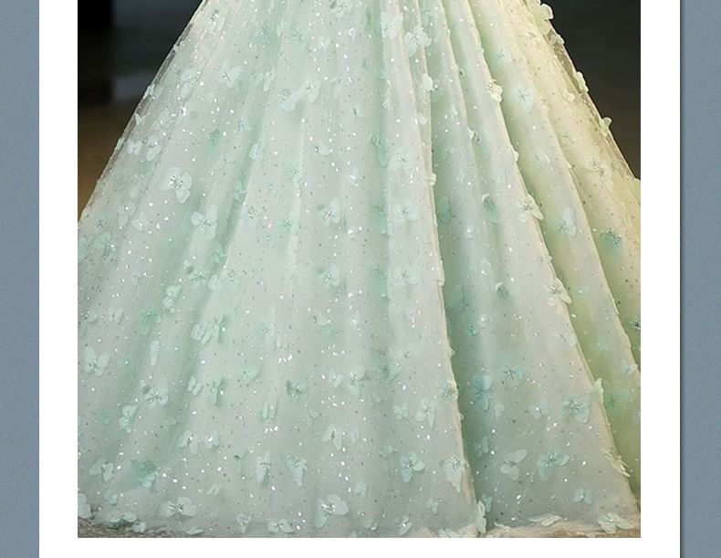 Dress Off A-Line Evening Shoulder Butterfly