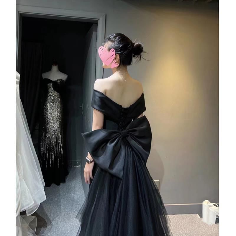 Sleeve Evening Gown Mermaid Shoulder Off Wrap Short