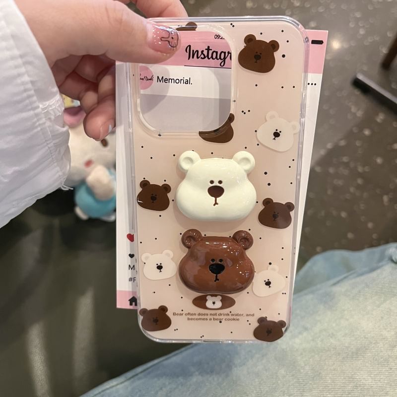 Bear Splattered Phone Case