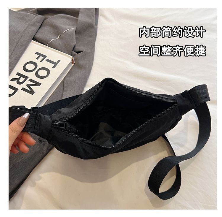 Hobo-Tasche aus Canvas, schlicht