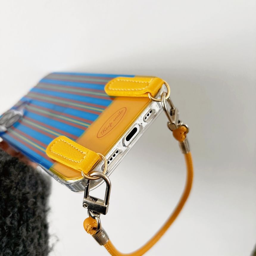 Case Phone Striped / Strap Set
