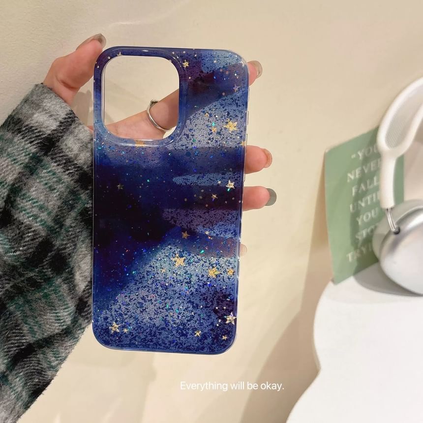 / Phone Set Strap Star Case