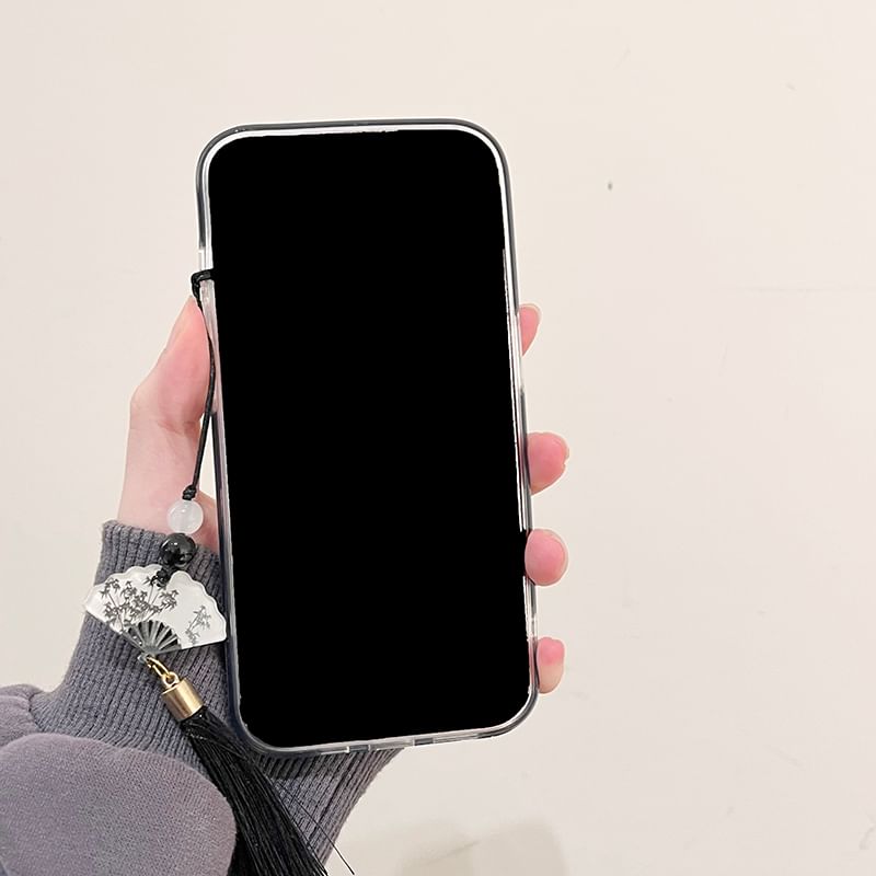 Crane Phone Case / Tassel Charm / Set