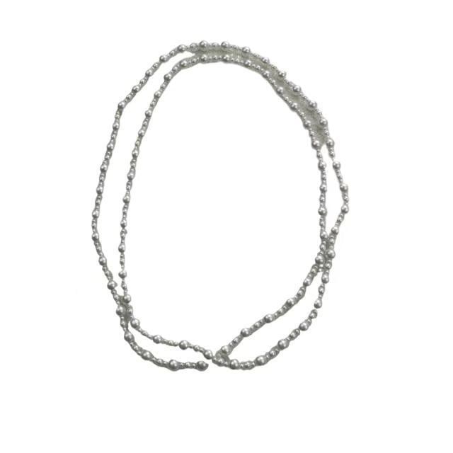 Faux Pearl Beaded Layered Necklace