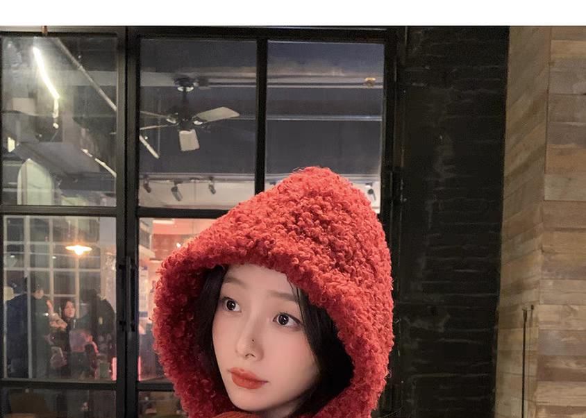 Plain Fleece Bonnet Hat